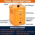Smoke Machine Automotive with Built-in Air Pump, XDOVET KSD201 Professional - Image 5