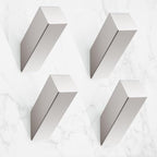NINETREX Towel Hooks Brushed Nickel Stainless Steel 4 Pack Heavy Duty Modern by NINETREX