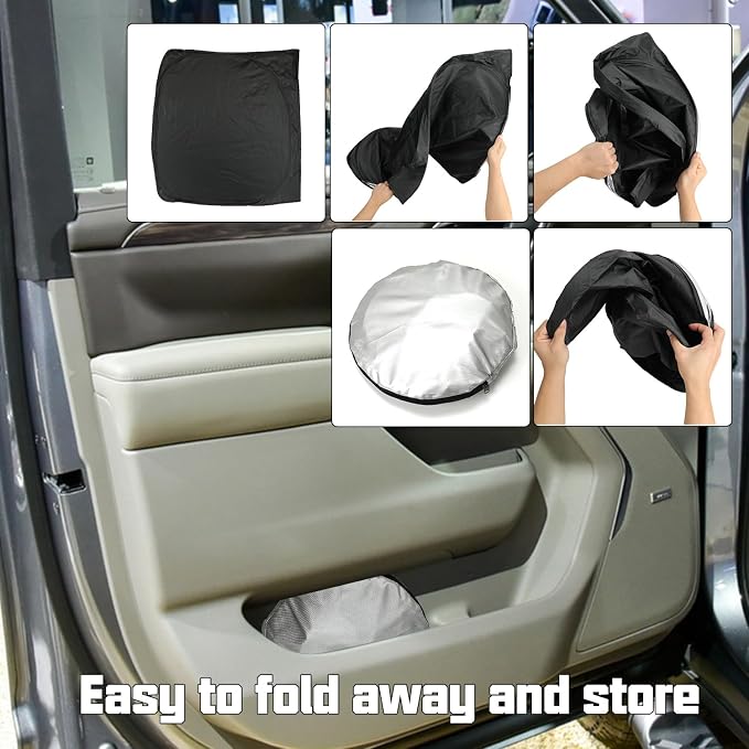 ROCCS Windshield Sunshade UV Ray Reflector Compatible - Image 8
