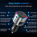FM Transmitter Bluetooth, SONRU Bluetooth Car Adapter, Wireless FM Radio - Image 7