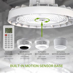ASD LED High Bay UFO Light Fixture, Commercial Shop Lighting | 3CCT, IP69K - Image 8