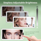 2 Pcs Car Sun Visor Vanity Mirror, Dimmable Rear View Visor Makeup Mirror - Image 4
