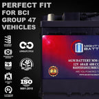 Mighty Max Battery MM-H5 Start and Stop Car BCI Group Size 47 12V 60 AH - Image 4