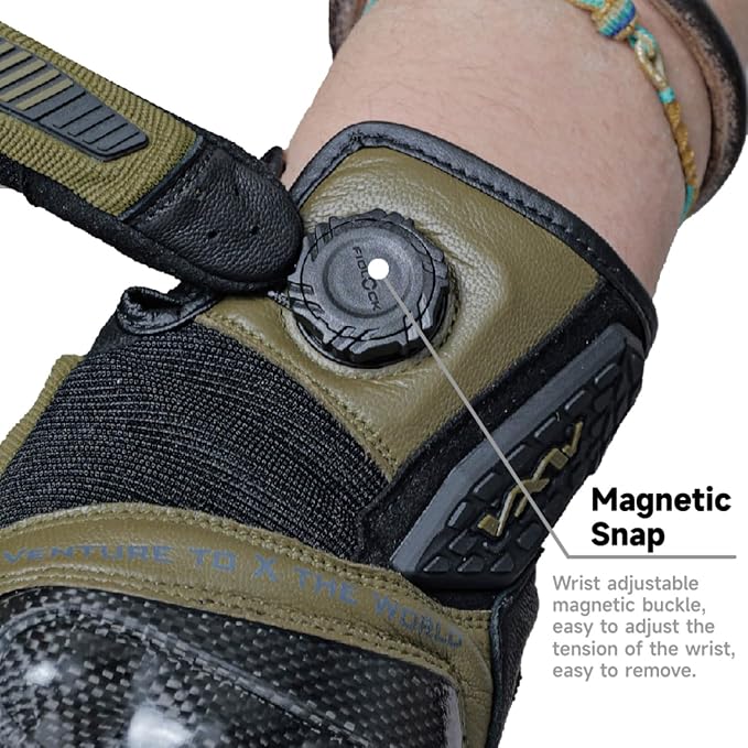 VXW High Protection Motorcycle Gloves - Image 5