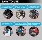 6Pcs Oil Filter Pliers Set, Universal Oil Filter Wrench - Image 9
