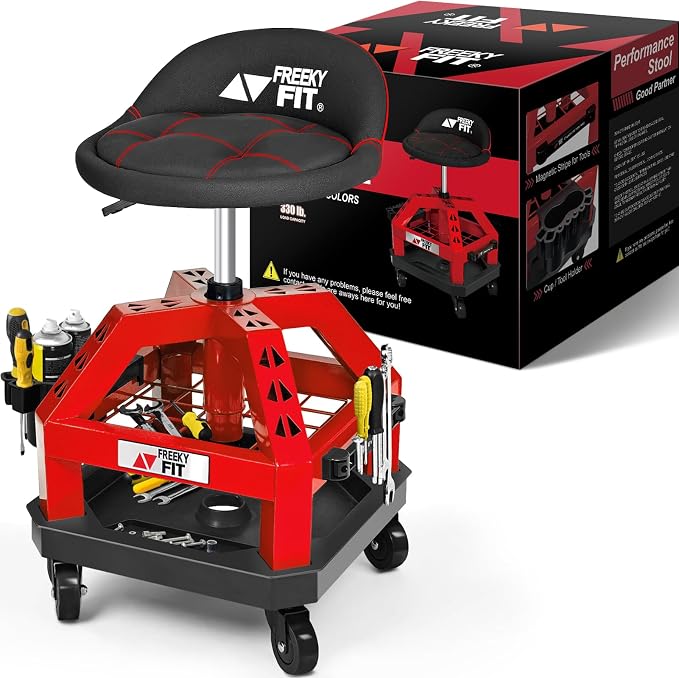 Rolling Shop Stool for Garage - Image 2