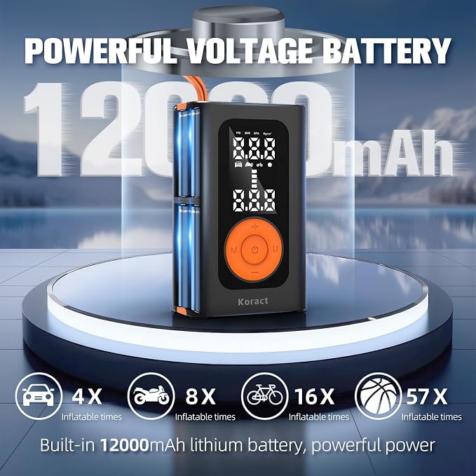 Tire Inflator Portable Air Compressor - Image 3
