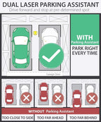 Fosmon, Wider Angle Upgrade, Dual Laser Garage Parking Assist Guide System - Image 2