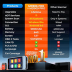 Autel OBD2 Scanner MaxiDiag MD906 PRO, All Systems Car Scanner Diagnostic Tool - Image 3