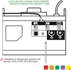 Multifunction Control Panel, Wired Replacement Panel Wall Keypad Button - Image 7