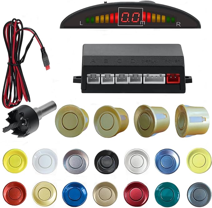 Parking Sensor Kit Backup Sensor Kit Reverse Sensor by SANDETOUN