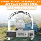 Funmit Trailer Lock Universal Hitch Lock - Image 4