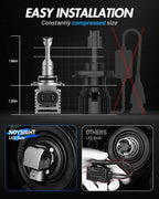 NOVSIGHT H11 9005 LED Fog Light Bulbs, 100000 Lumens, 6500K Cool White Light - Image 5