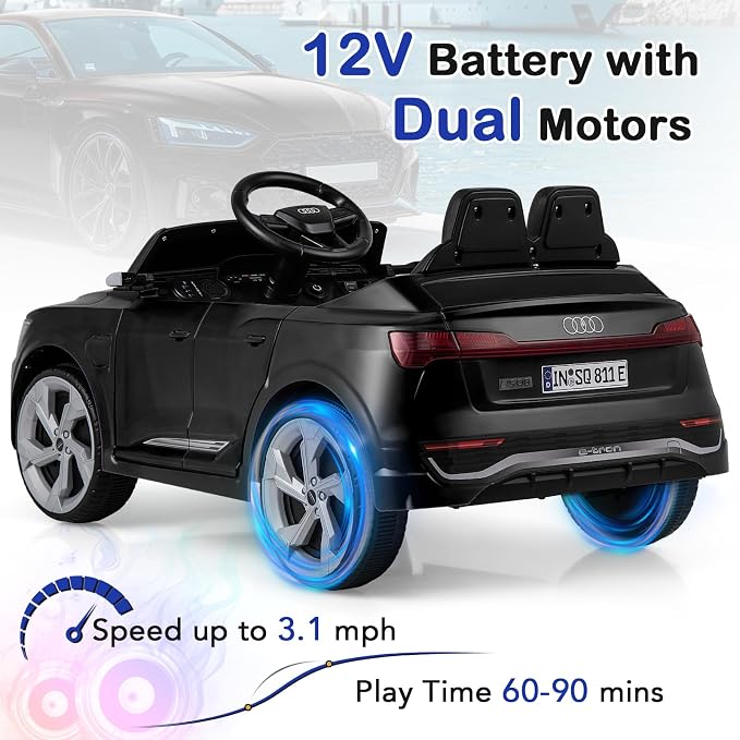Licensed Audi SQ8 Ride on Car by OLAKIDS, 12V Kids Electric Vehicle - Image 5