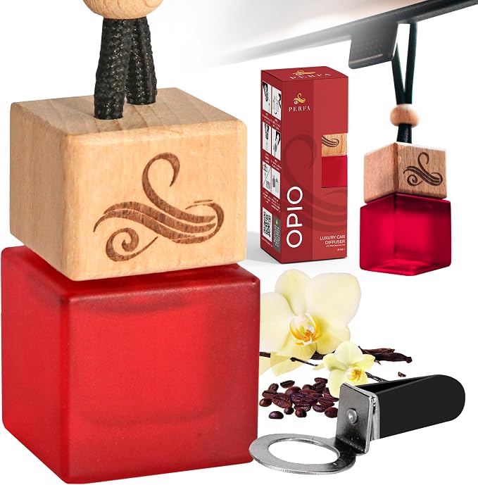 Black Opium Car Air Freshener for Women | Perfume Style Car Scents Air Freshener by Perfa