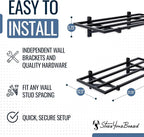 StoreYourBoard 2-Pack Heavy Duty Wall Shelves – Wall-Mounted Garage Storage - Image 5