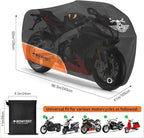 Motorcycle Cover Waterproof Outdoor Storage - Image 2