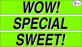 Ez-line Vinyl Windshield Stickers 3 Dozen 15 Inch Chartreuse Slogan Dealership by CarBowz