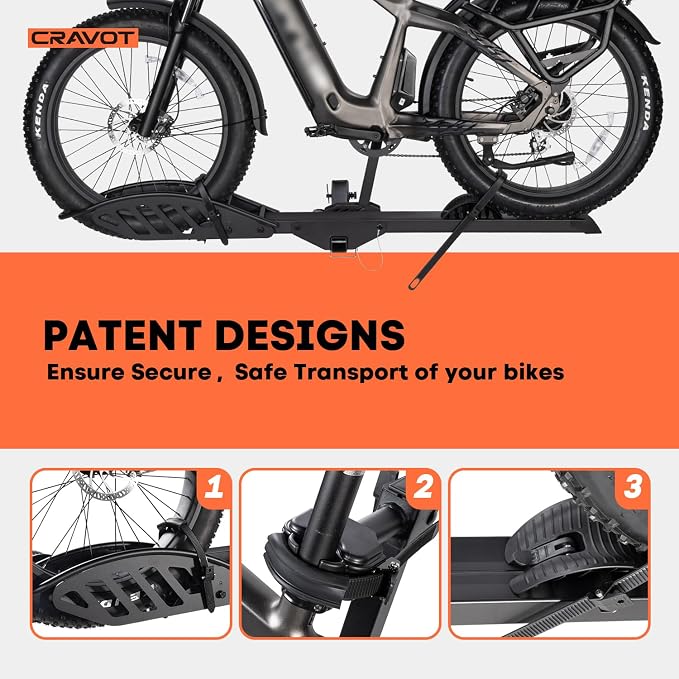 CyberRack E1 Hitch 1-EBike Rack - Image 4