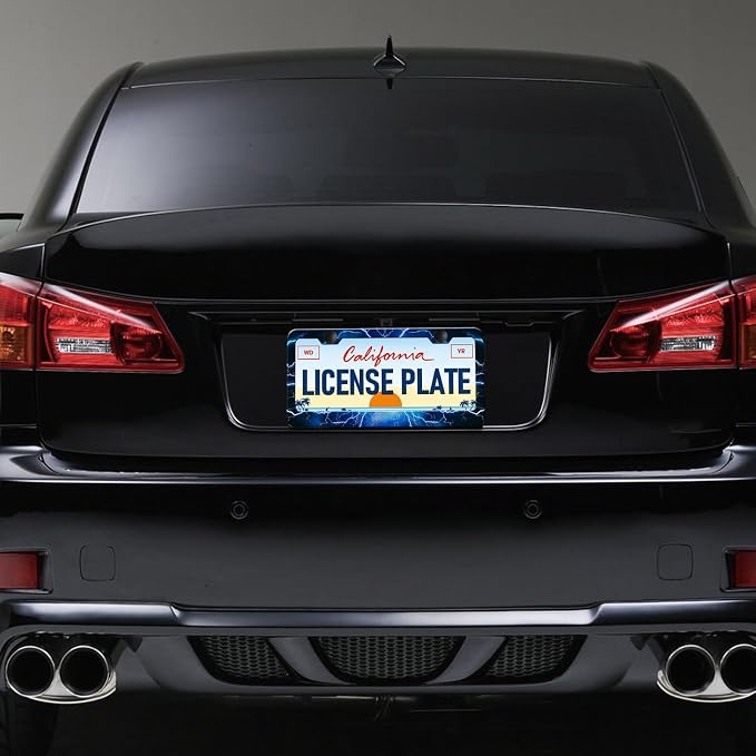 Blue Lightning License Plate Frames - Image 7