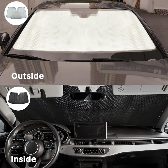 Windshield Sun Shade for Ford Ranger 2019-2025 - Image 7