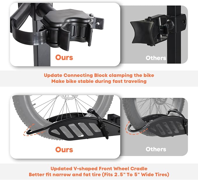 CyberRack E1 Hitch 1-EBike Rack - Image 5