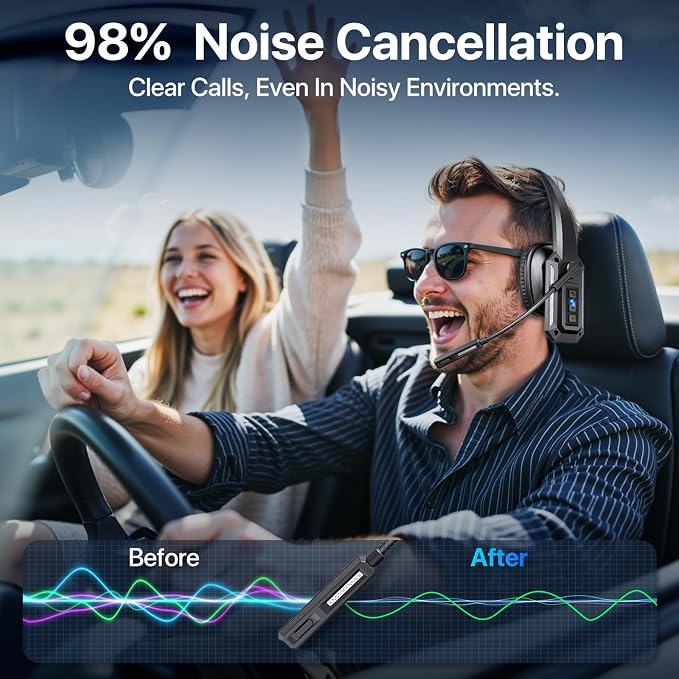Bluetooth Headset, Trucker Bluetooth Headset - Image 3