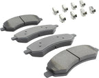 Premium Semi-Metallic Front Brake Pads Compatible - Image 2