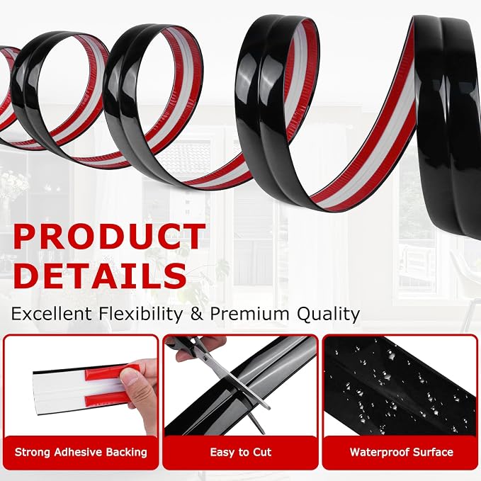 Flexible Wall Corner Protector Moulding Trim Peel and Stick Wall Corner Guards - Image 2