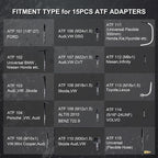 JIFETOR Transmission Fluid Pump Pneumatic Extractor and Dispenser Tool Kit - Image 6