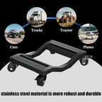 I'EZONK Industrial Stainless Steel Car Dolly Set of 4-6, 084kg Capacity | Pro - Image 7