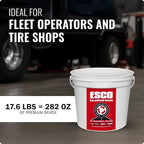 ESCO Tire Balance Beads – 17.6 lb Bulk Bucket | Reusable Ceramic Balancing Beads - Image 7