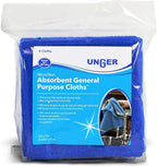 Unger 12” x 12” All-Purpose Microfiber Cloths, 4 Pack, Wet and Dry Cleaning - Image 7