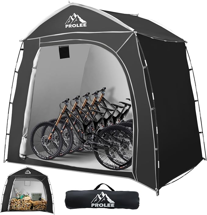 Prolee Bike Storage 7.3 x 5ft, Outside Storage Waterproof Oxford Fabric by Hamstercages