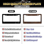 Cats License Plate Frame Cute Animal Cat License Plate Holder Stainless Steel - Image 4