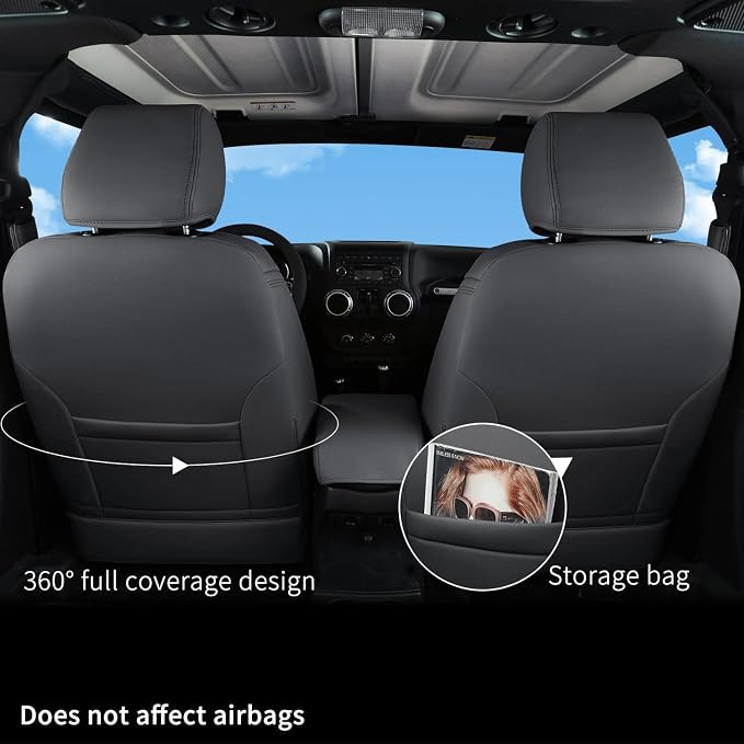 GIANT PANDA Customized Front Car Seat Covers - Image 7