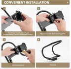 2 Pack E-Track Wheel Chock & Strap Kit|E Track Motorcycle Wheel Chock - Image 3