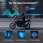 TK-X4SC Motorcycle Bluetooth Headset, 6 Riders 2000m Helmet Intercom - Image 3