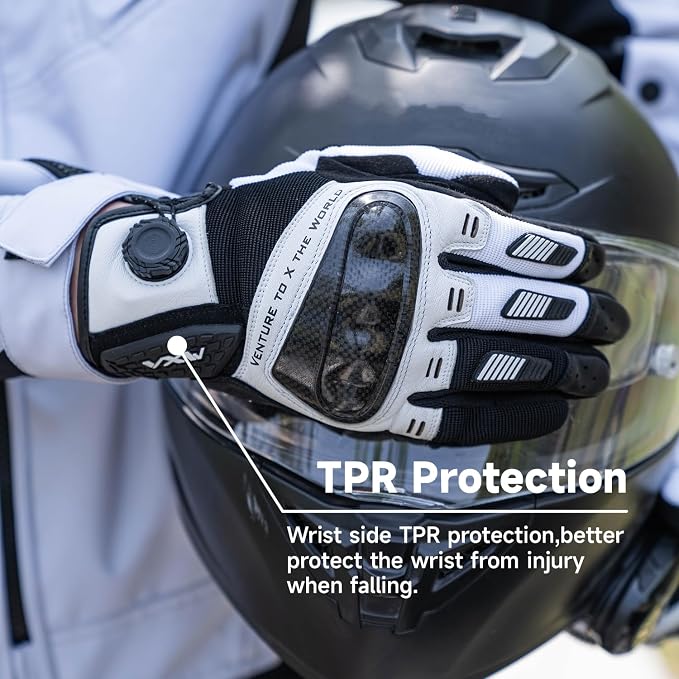 VXW High Protection Motorcycle Gloves - Image 3