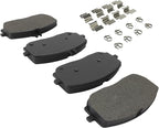 Premium Semi-Metallic Front Brake Pads Compatible - Image 2