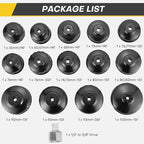 15PCS Oil Filter Cap Wrench Tool | Universal Oil Filter Socket Wrench Set 3/8 - Image 3