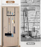 Broom Holder Over The Door 2Pack - Image 2
