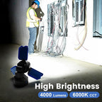 4000LM Rechargeable LED Work Light - Image 3