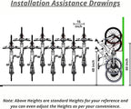 Bike Wall Mount Vertical Hanger - Image 6