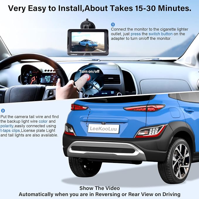 Wireless Backup Camera Ease Install - Image 2