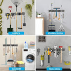 Broom Holder Wall Mount, Aluminum Mop and Broom Holder Hanger - Image 6