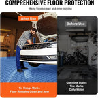 VEVOR Interlocking Garage Floor Covering Tiles, 50 Pack, Non-Slip Double-Sided - Image 5