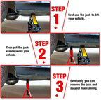 Jack Stands 3 Ton, Heavy Duty Jack Stands - Image 6