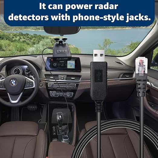 3.3FT USB to RJ11 Plug Cable, Radar Detector Cable Compatible - Image 4