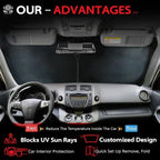 KAYZT Windshield Sun Shade for 2017-2022 Ford F250 F350 F450 F550 Super Duty - Image 4